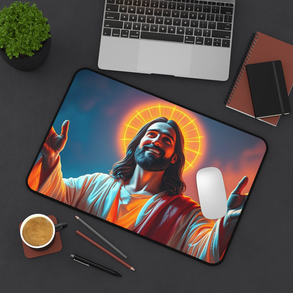 Jesus of Nazareth Desk Mat, Premium Desk Pad