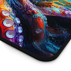 Vibrant Octopus Mouse Pad — Colorful Animal Print Desk Mat