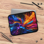 Abstract Color Burst Laptop Sleeve — Vibrant Protective Case for Tablets and Laptops