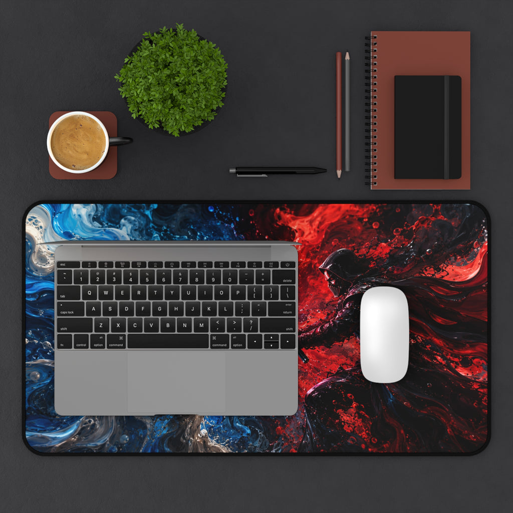 Desk Mat — Epic Lightsaber Duel Gaming Mouse Pad