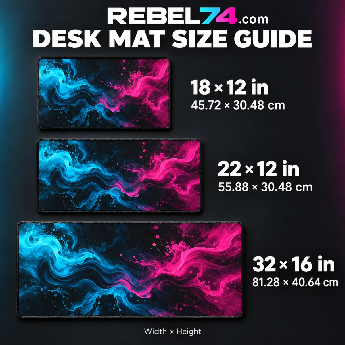 Anime Girl Desk Mat – Lavender Moon