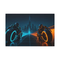 Tron Wall Art, Futuristic Tron Poster, Sci-Fi Wall Decor