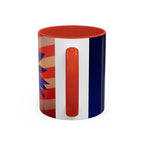Patriotic Eagle & Flag Coffee Mug, American Coffee Tea Cup, American Kitchen Decor