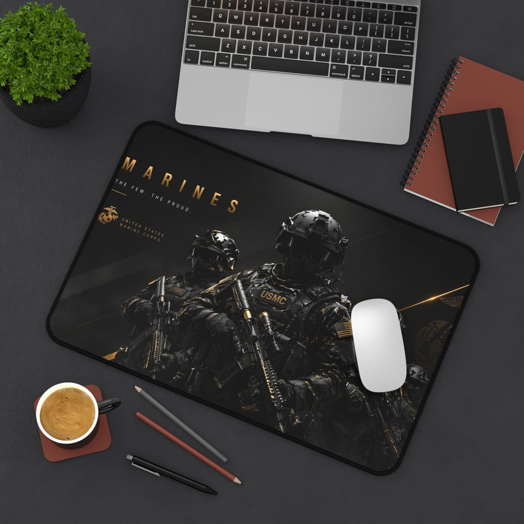 Elite Marine Corps soldiers Mouse Pad — USMC Gaming Desk Mat
