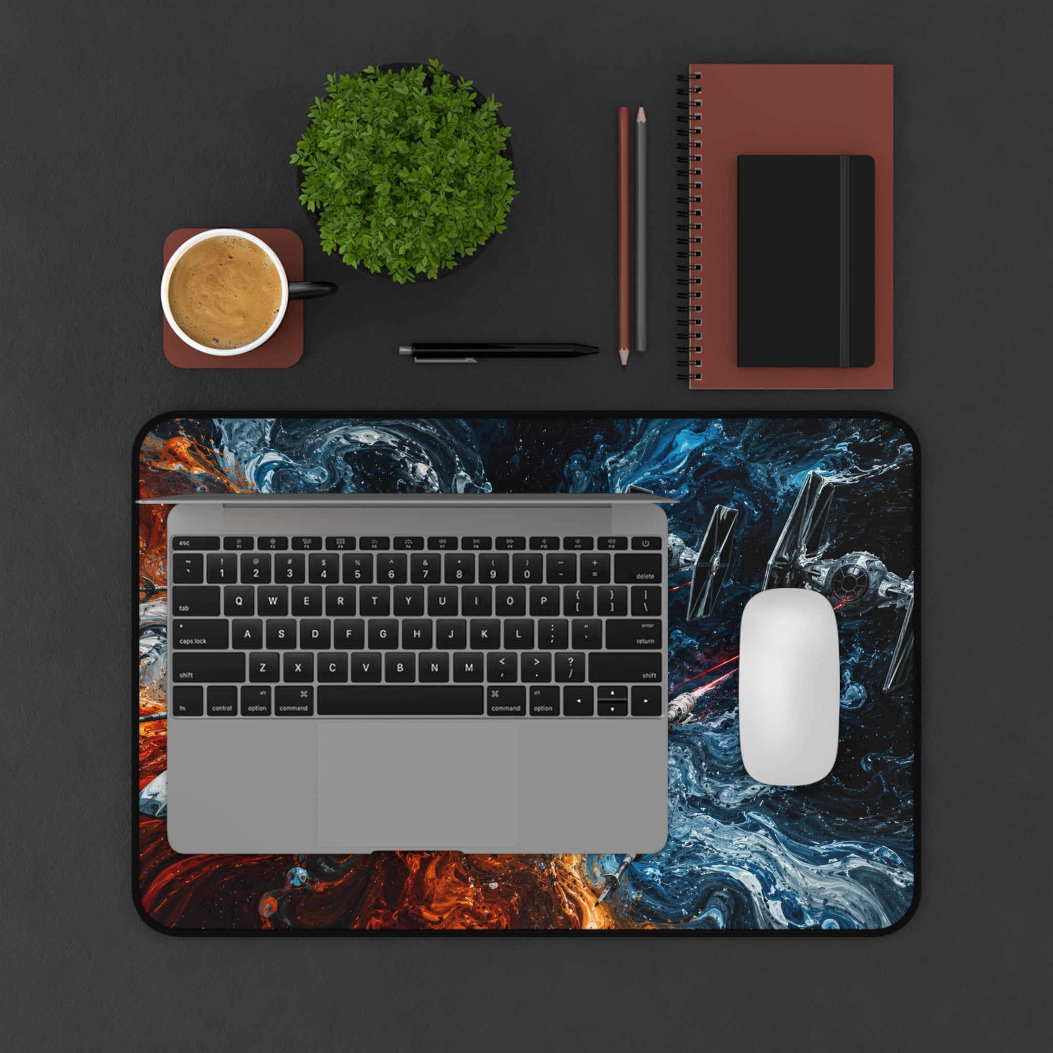 Desk Mat - Space Combat Gaming Mouse Pad