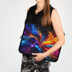 Abstract Color Burst Laptop Sleeve — Vibrant Protective Case for Tablets and Laptops