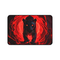 Red-Eyed Black Panther Desk Mat, Animal Mouse Pad