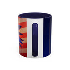 Patriotic Eagle & Flag Coffee Mug, American Coffee Tea Cup, American Kitchen Decor