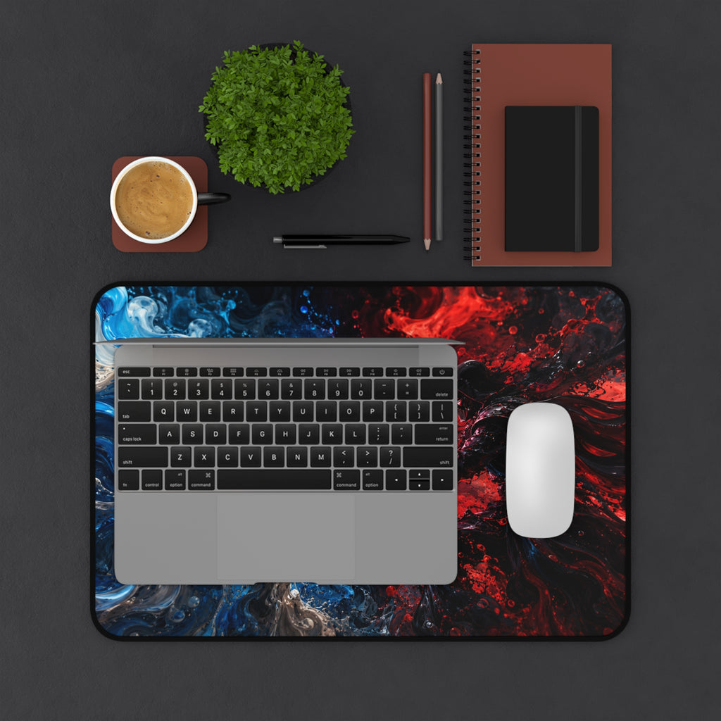 Desk Mat — Epic Lightsaber Duel Gaming Mouse Pad