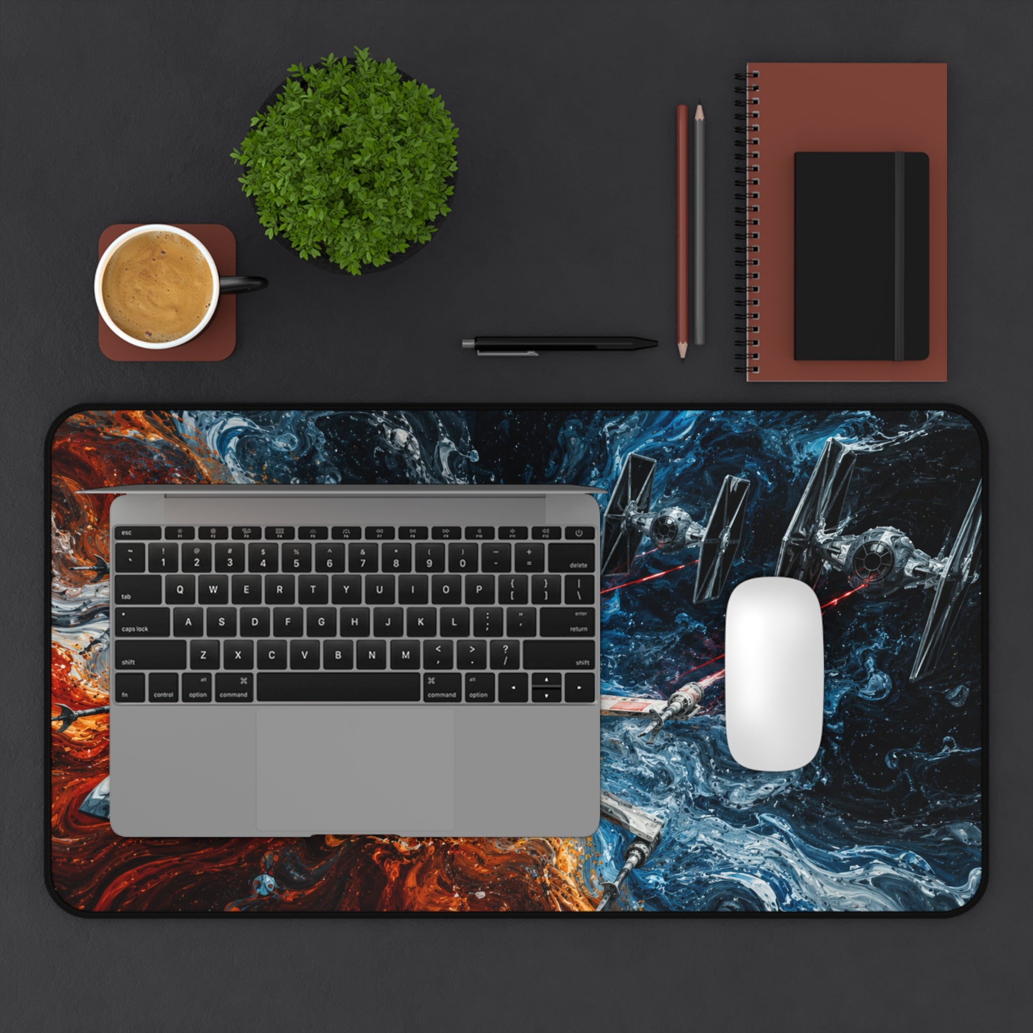 Desk Mat - Space Combat Gaming Mouse Pad