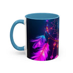 Dreamcatchers Ceramic Mug, Colorful Interior, Microwave and Dishwasher Safe