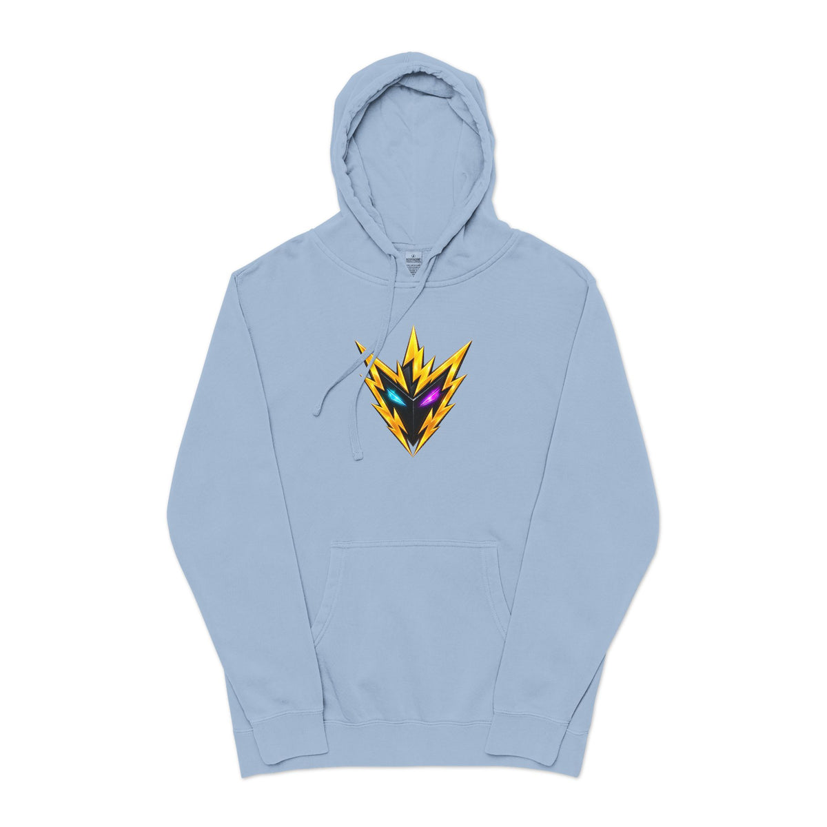 Rebel74 Graphic Hoodie - Pigment-Dyed Streetwear
