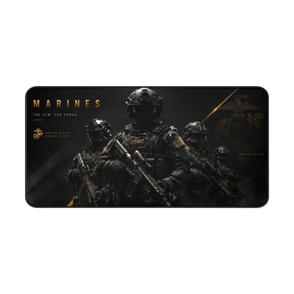 Elite Marine Corps soldiers Mouse Pad — USMC Gaming Desk Mat