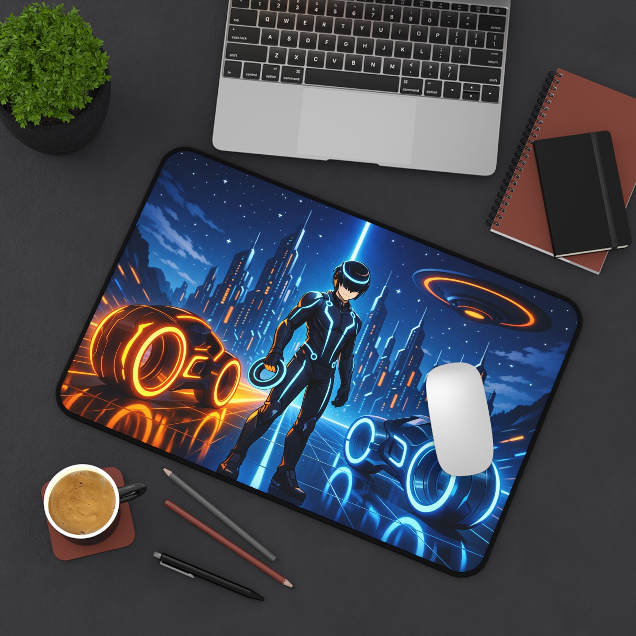 Tron Anime Desk Mat - Tron Gaming Mouse Pad