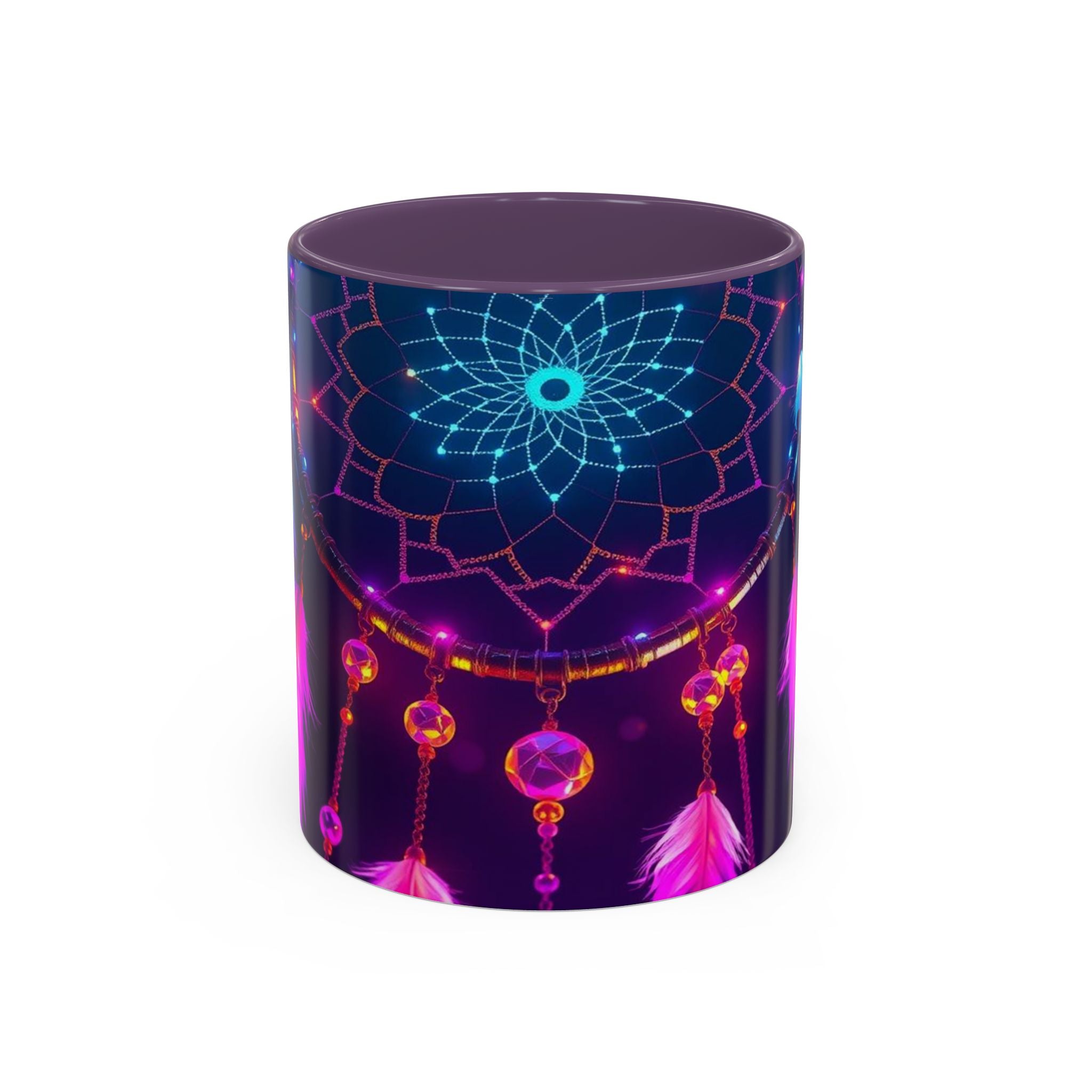 Dreamcatchers Ceramic Mug, Colorful Interior, Microwave and Dishwasher Safe