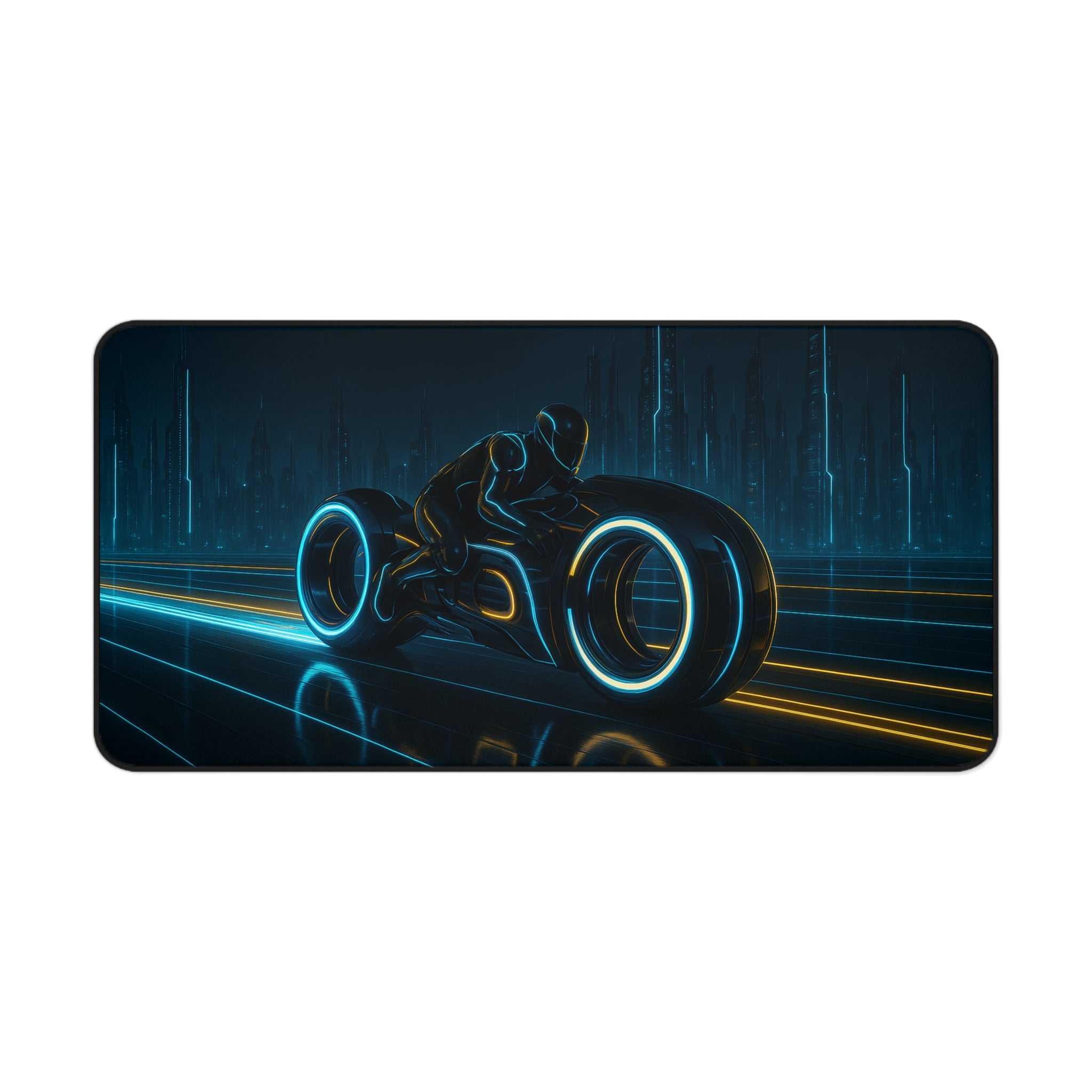 Tron Gaming Desk Pad - Tron Gaming Desk Mat - Tron Gaming Mouse Pad - Tron Legacy Style