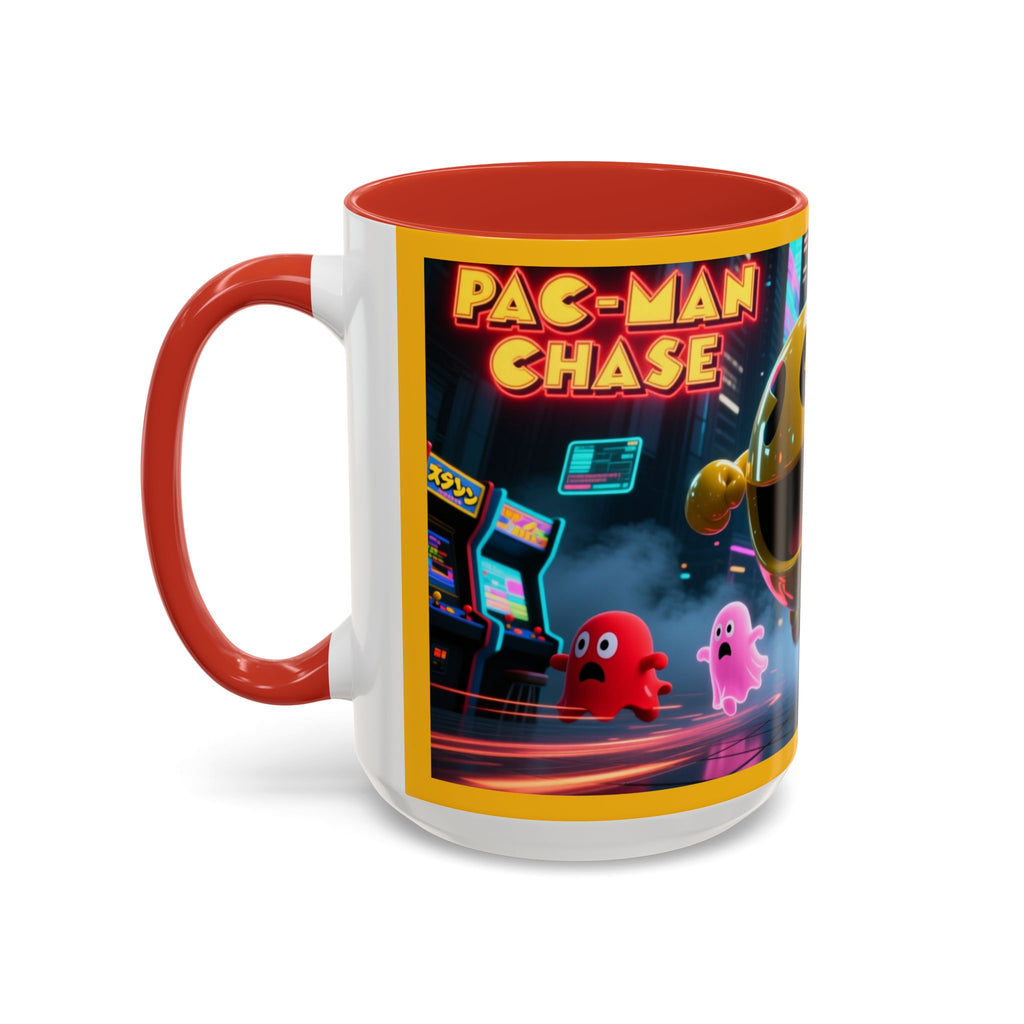 Pac-Man Mug, Colorful Ceramic Cup