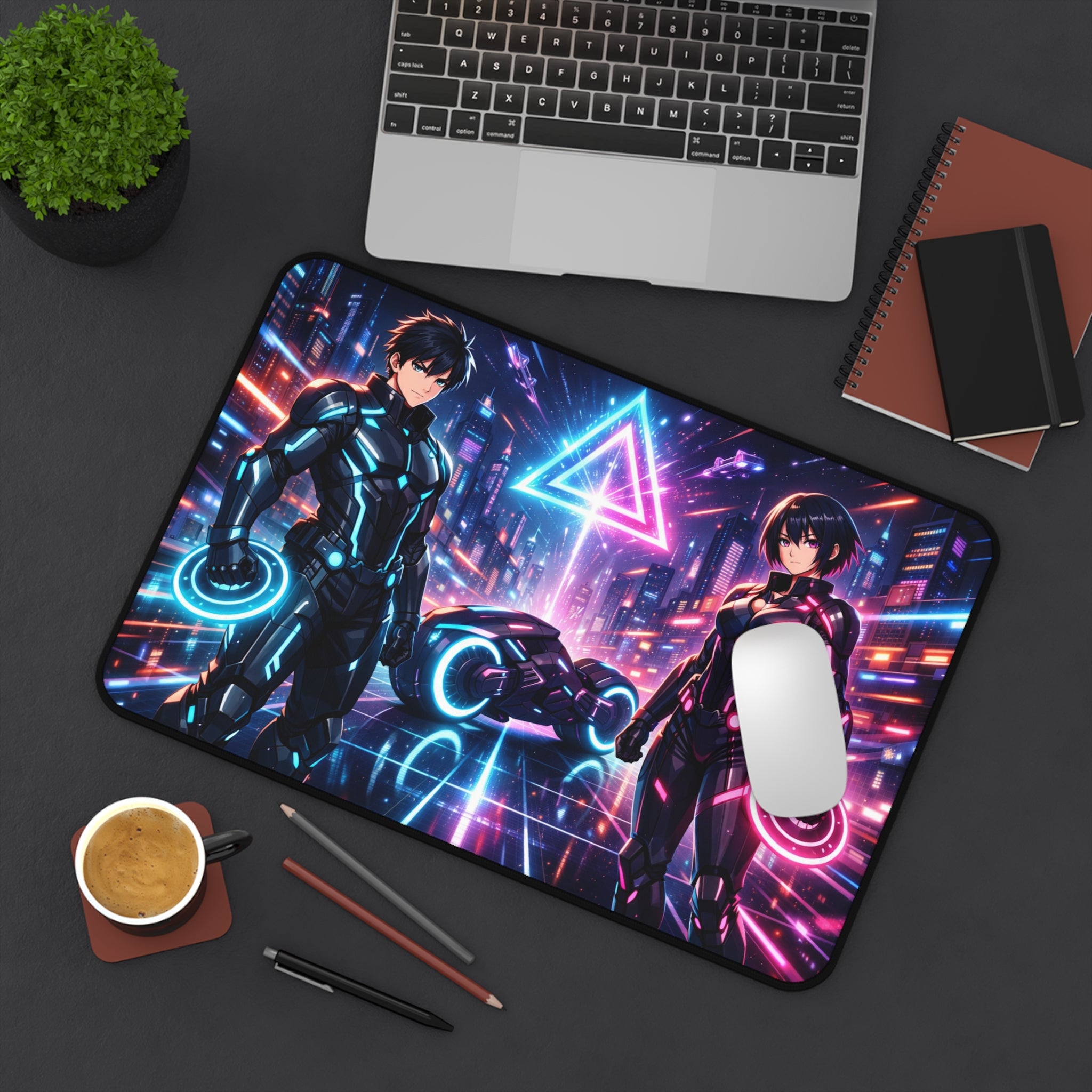 Tron Anime Desk Mat - Tron Gaming Mouse Pad