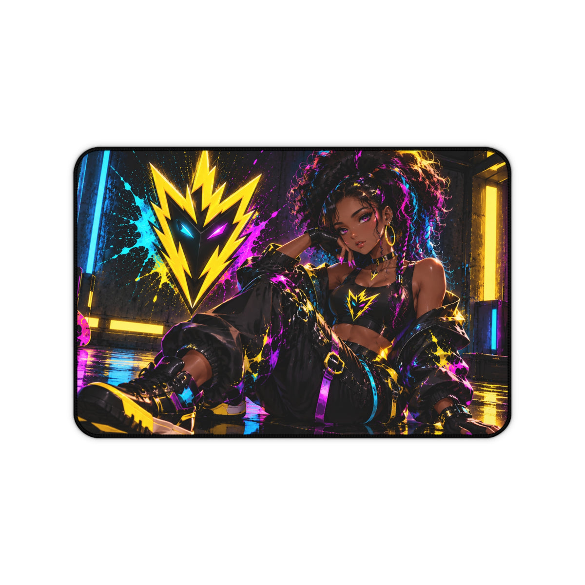 Anime Waifu Gaming Desk Mat for Otaku Setups