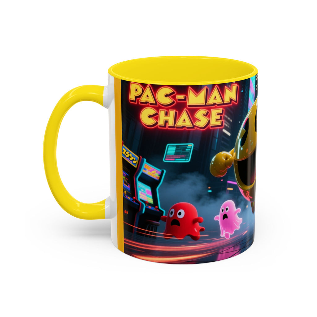 Pac-Man Mug, Colorful Ceramic Cup
