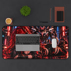 Vibrant Anime Waifu Gaming Mouse Pad & Desk Mat