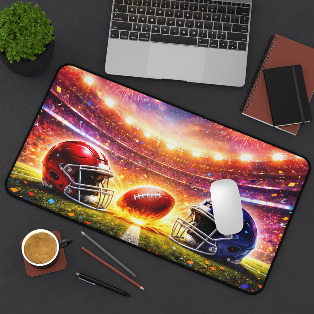 Super Bowl NFL Desk Mat Gaming Mouse Pad, Non-Slip Neoprene Desk Pad Gift