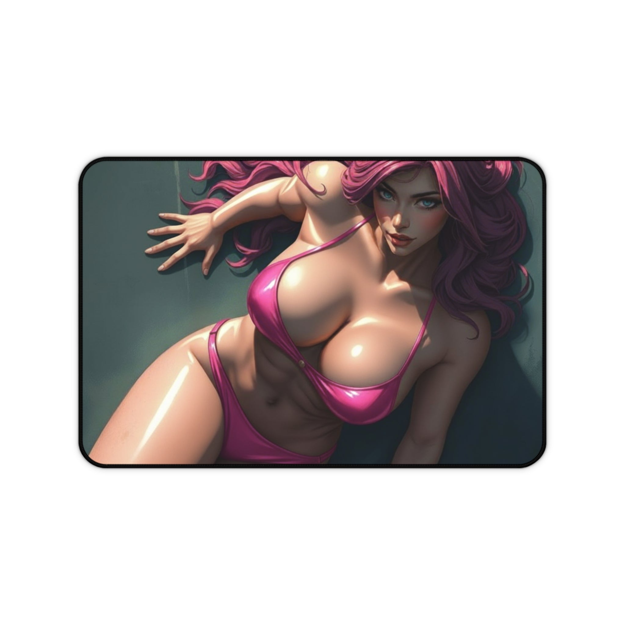 Sensual Girl Desk Mat, Sexy Girl Desk Pad with Vibrant Print