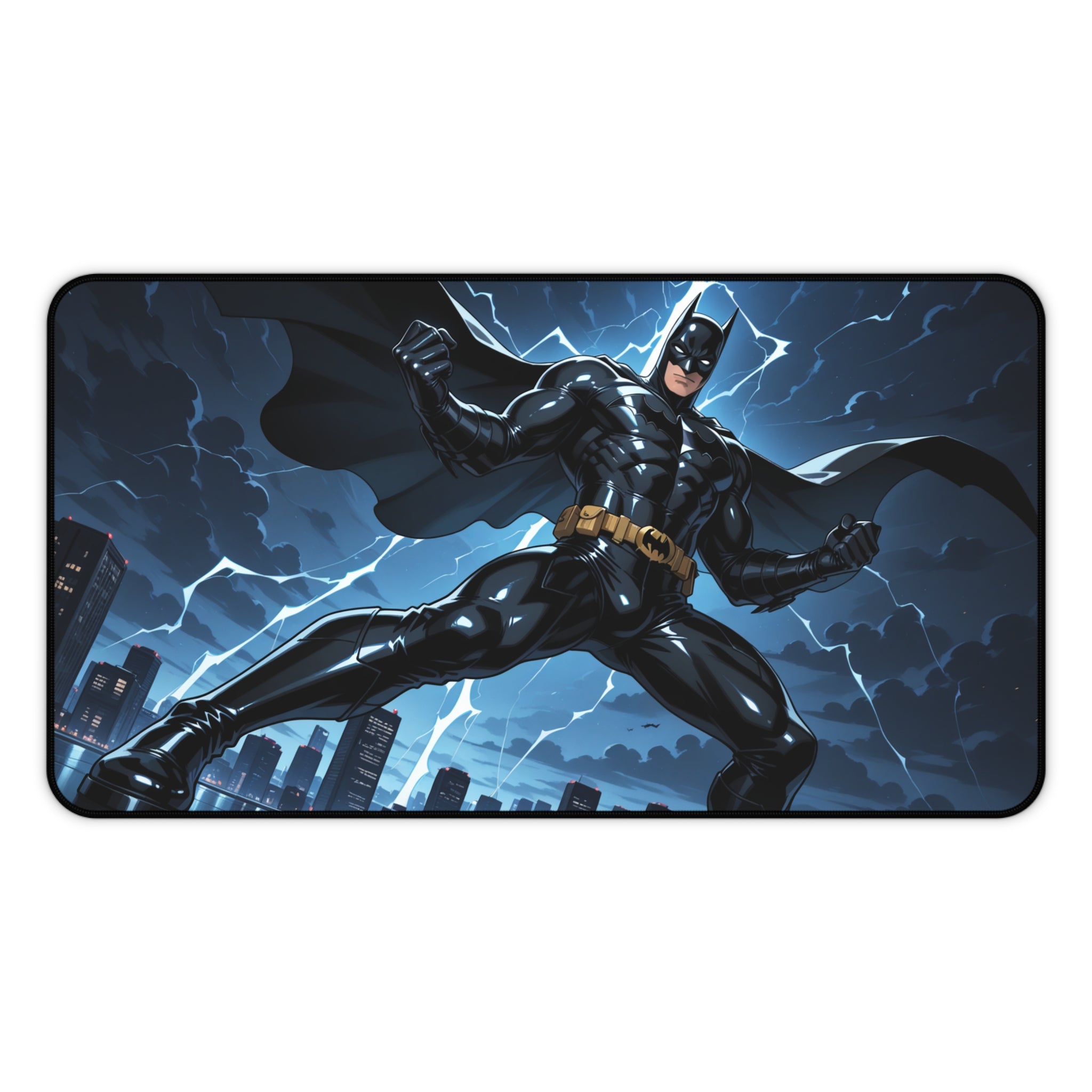 Batman Desk Mat, Gaming Mouse Pad, Superhero Playmat with Vibrant Print