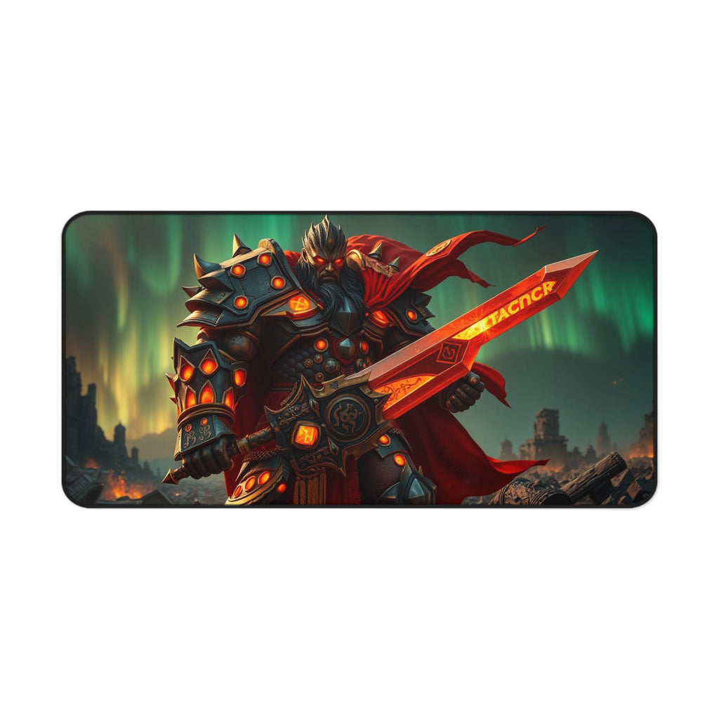 Epic Warrior Skeldr Desk Mat, Non-Slip Neoprene Gaming & Office Mouse Pad with Vibrant Print
