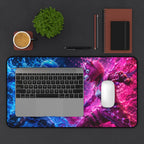 Energy Clash in Liquid Combat Mouse Pad — Fortnite-style Warriors