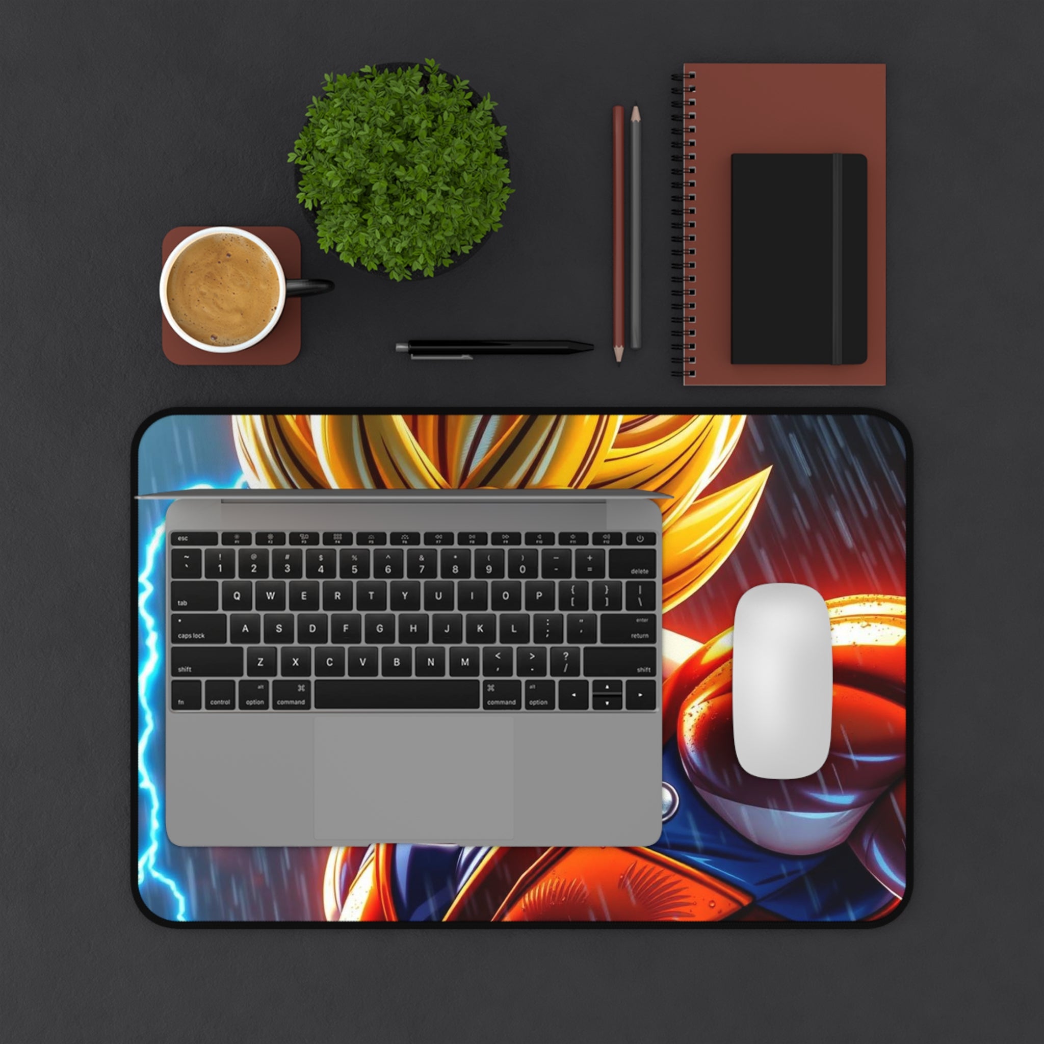 Dragon Ball Z Desk Mat, Gaming Mouse Pad, Large Mat for Work or Play