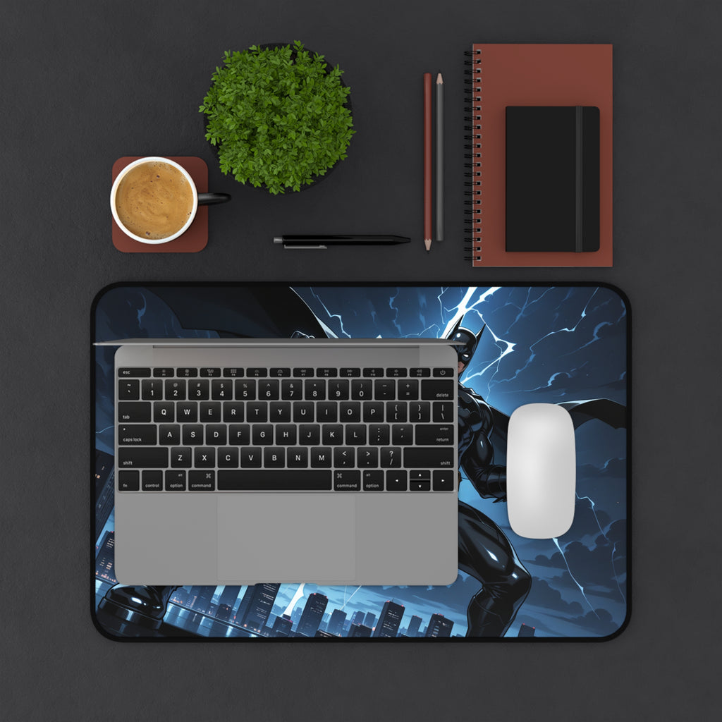 Batman Desk Mat, Gaming Mouse Pad, Superhero Playmat with Vibrant Print