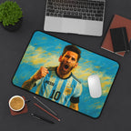 Lionel Messi Desk Mat, Vibrant, Durable, Non-Slip Surface for Work & Gaming