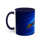 Patriotic Eagle & Flag Coffee Mug, American Coffee Tea Cup, American Kitchen Decor