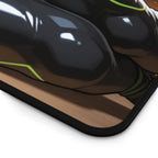 Tattooed Anime Samurai Desk Mat & Gaming Mouse Pad