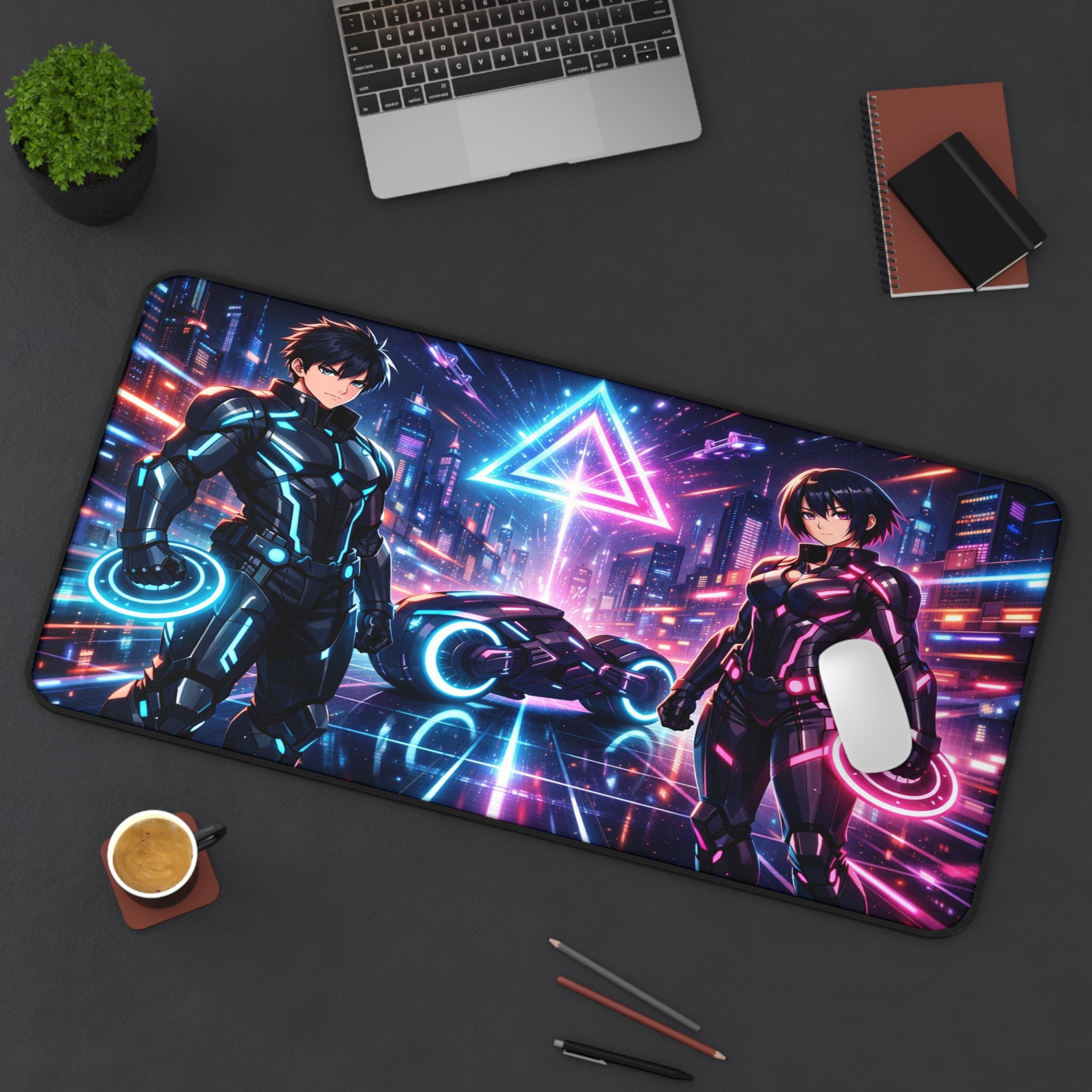 Tron Anime Desk Mat - Tron Gaming Mouse Pad