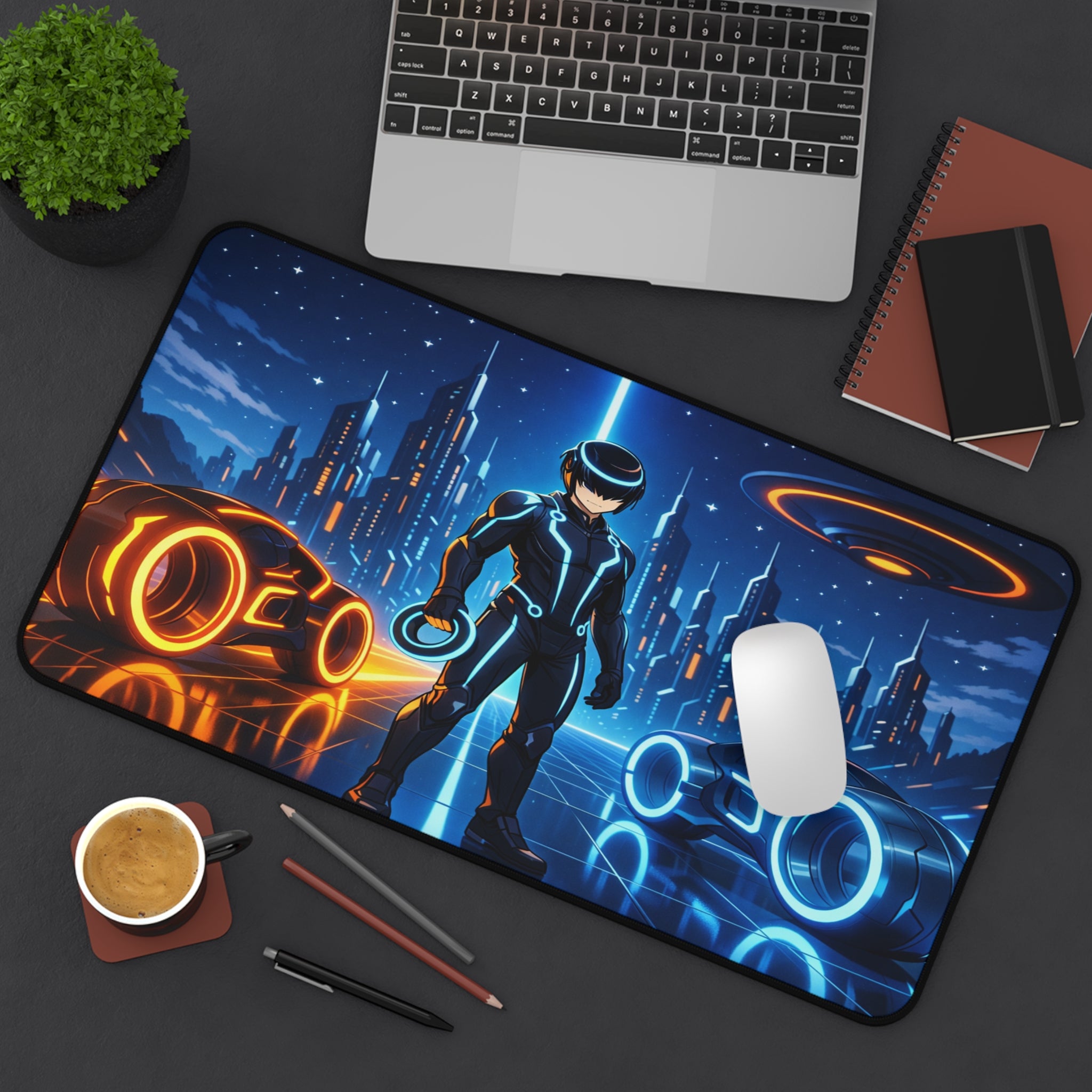 Tron Anime Desk Mat - Tron Gaming Mouse Pad