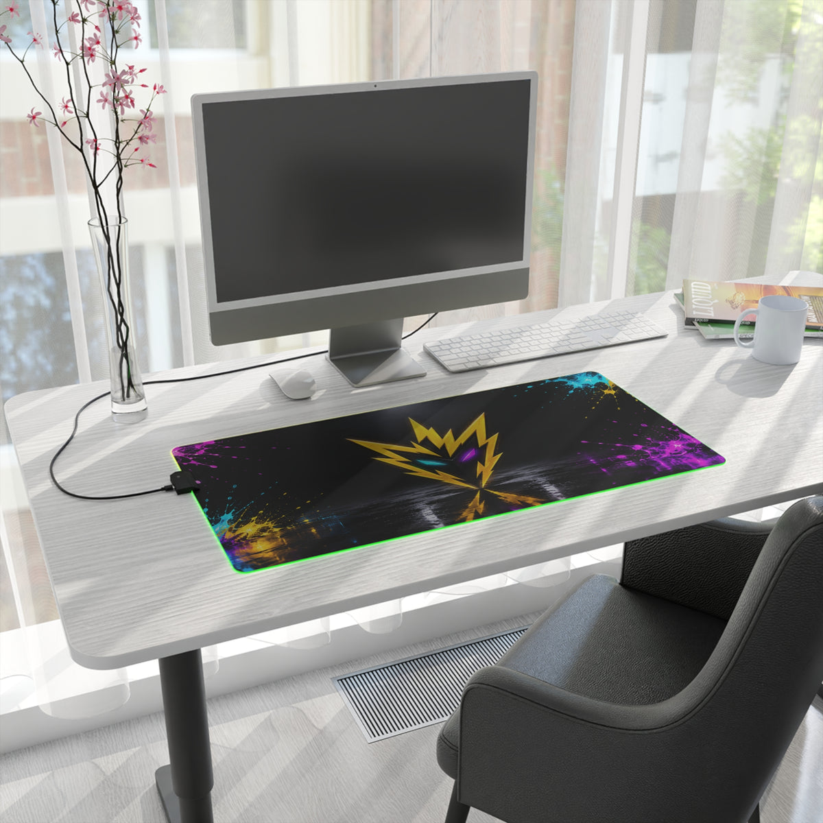 Rebel74 RGB LED Gaming Mouse Pad