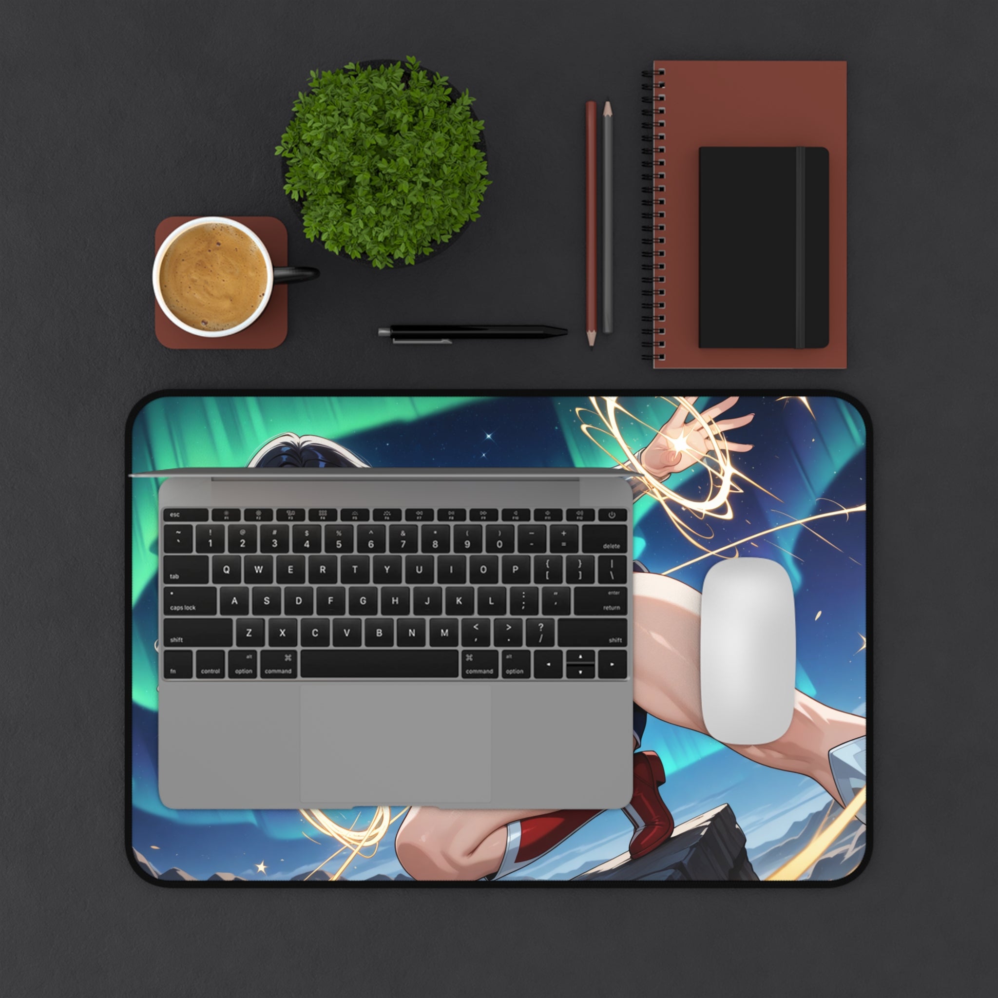 Wonder Woman Desk Mat, Gaming Mouse Pad, Superhero Playmat with Vibrant Print