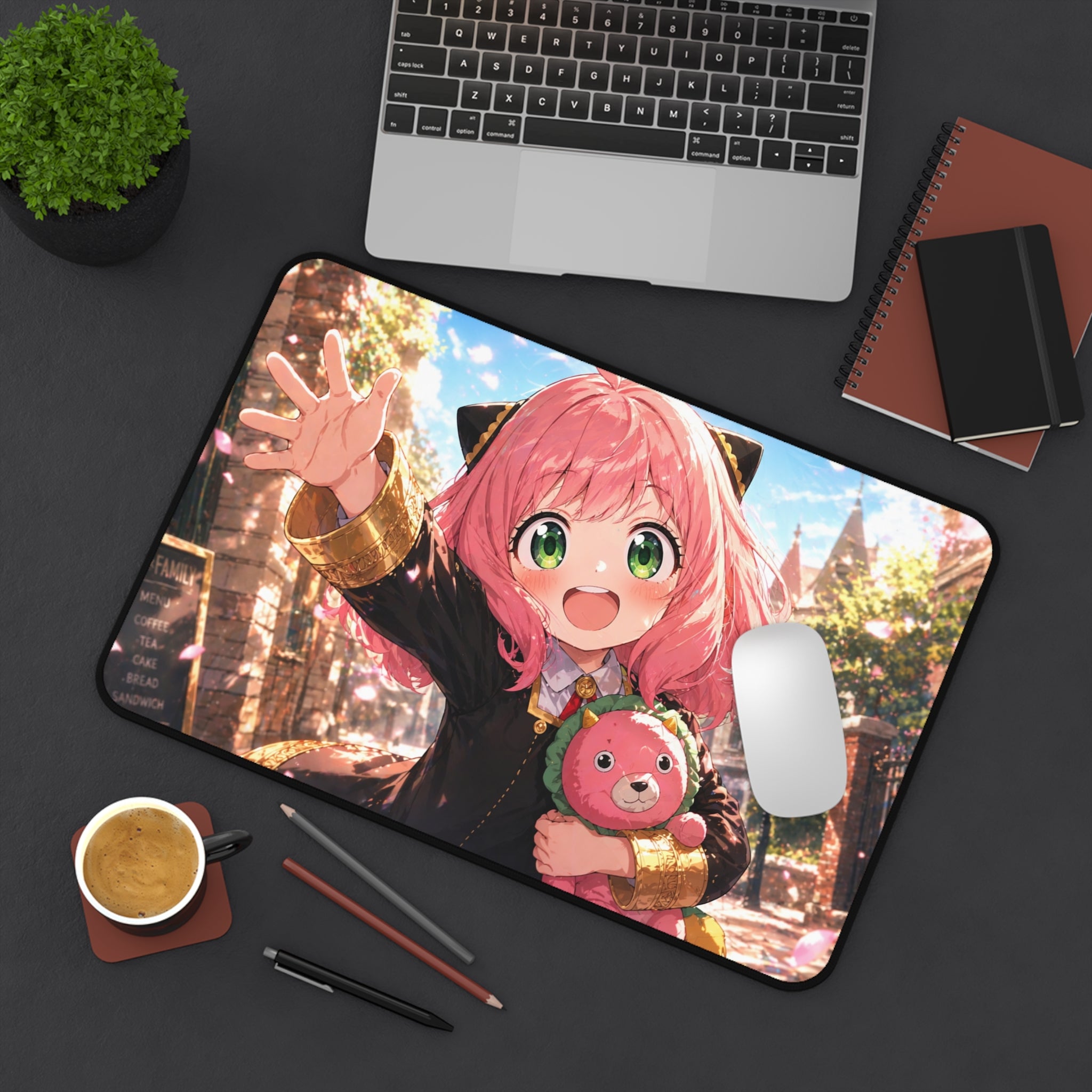 Anya Forger Cute Anime Desk Mat Mouse Pad