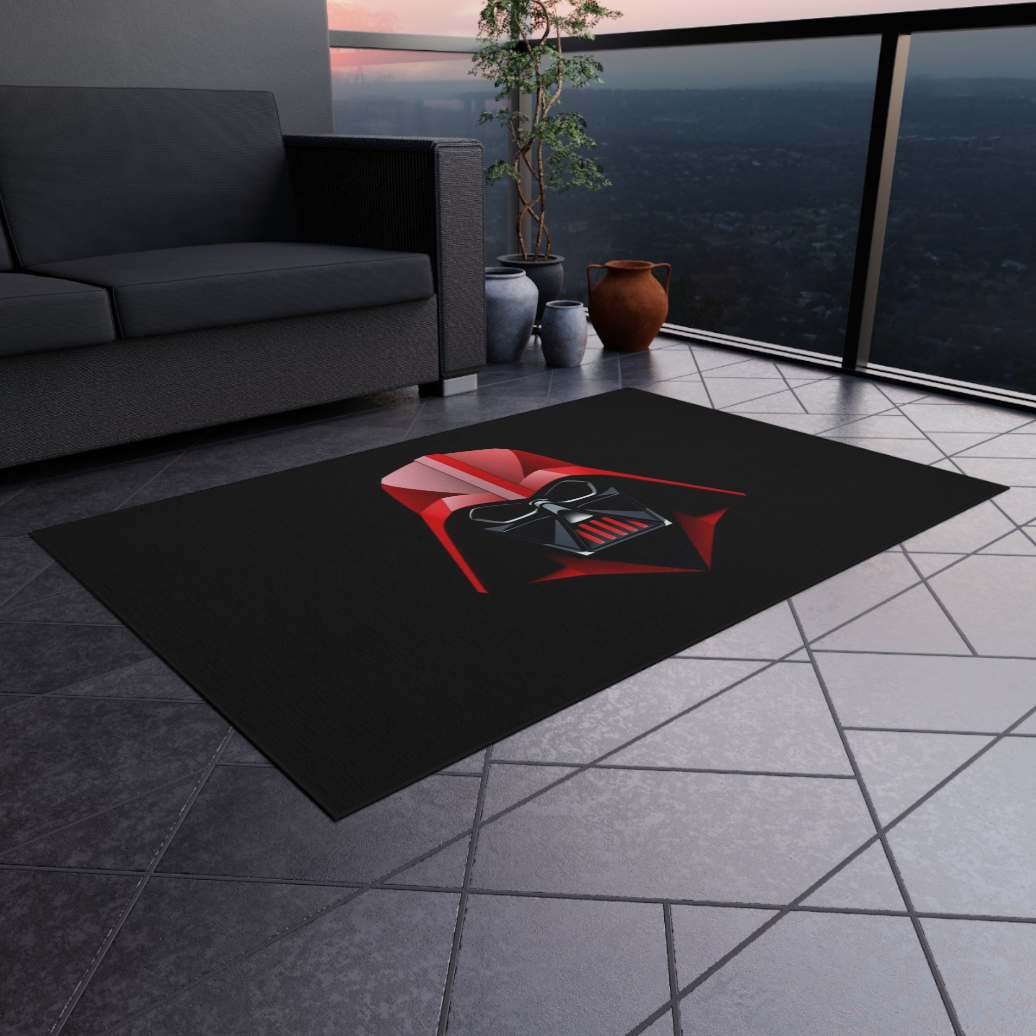 Darth Vader Rug, Star Wars Carpet for Gamers & Sci-Fi Fans
