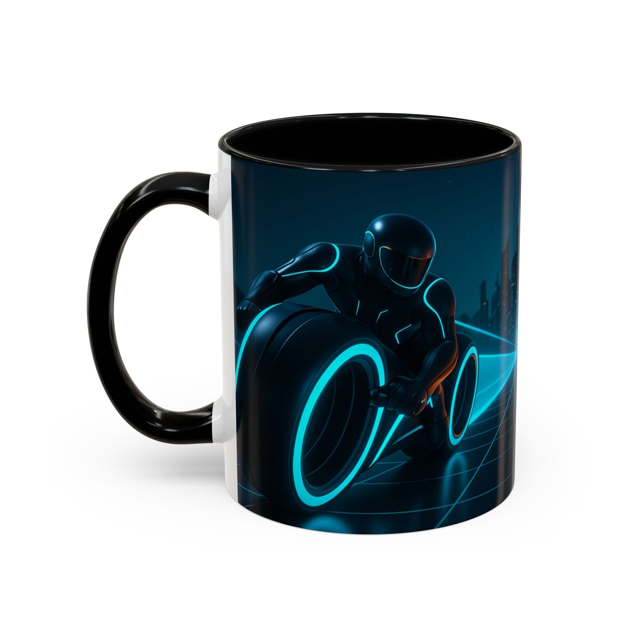 Tron Ceramic Mug. Tron Coffee Cup