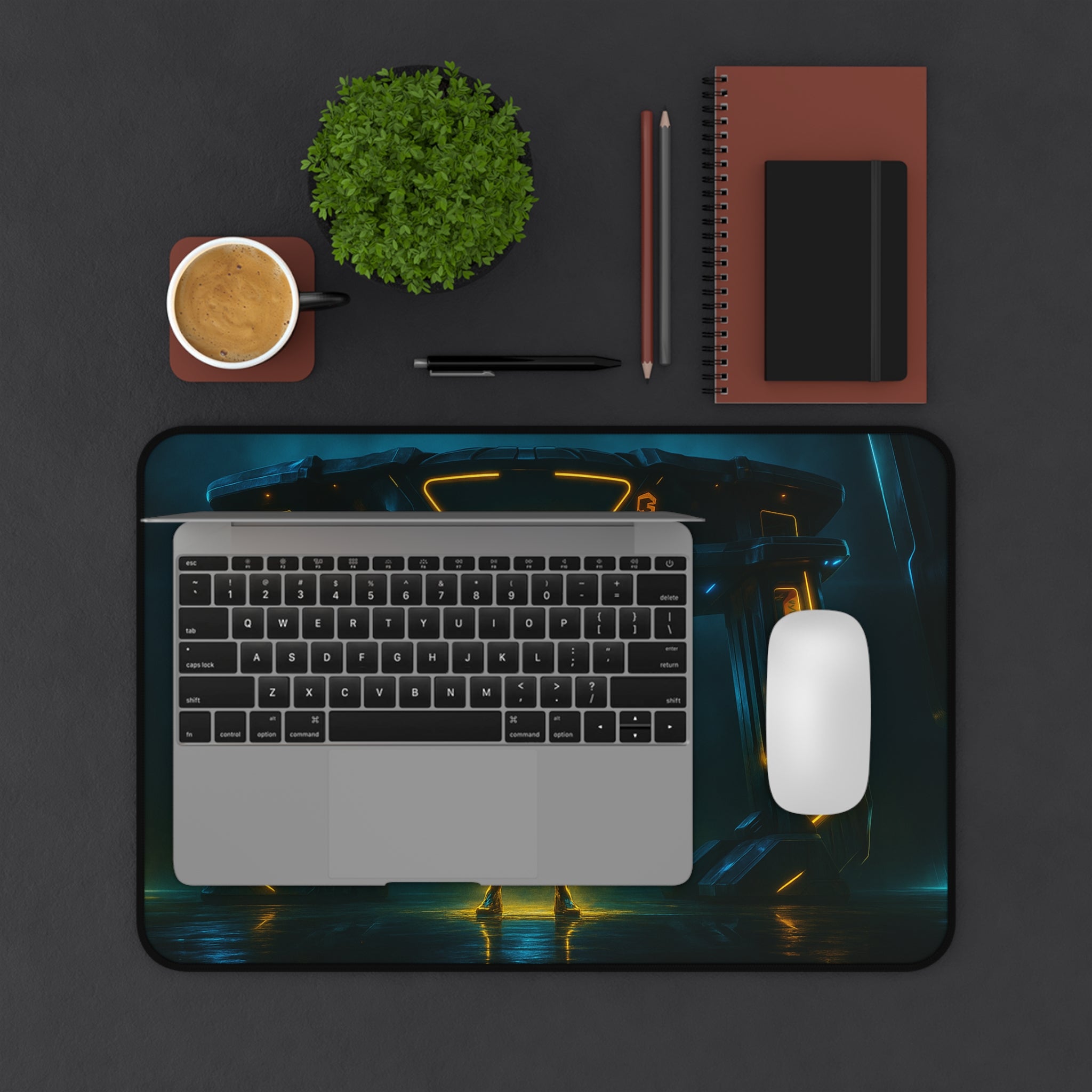 Tron Desk Mat - Tron Legacy Style - Gaming Mouse Pad