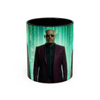 The Matrix Mug , Vibrant Ceramic Cup with Colorful Interior