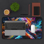 Vibrant Octopus Mouse Pad — Colorful Animal Print Desk Mat