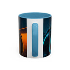 Tron Ceramic Mug. Tron Coffee Cup