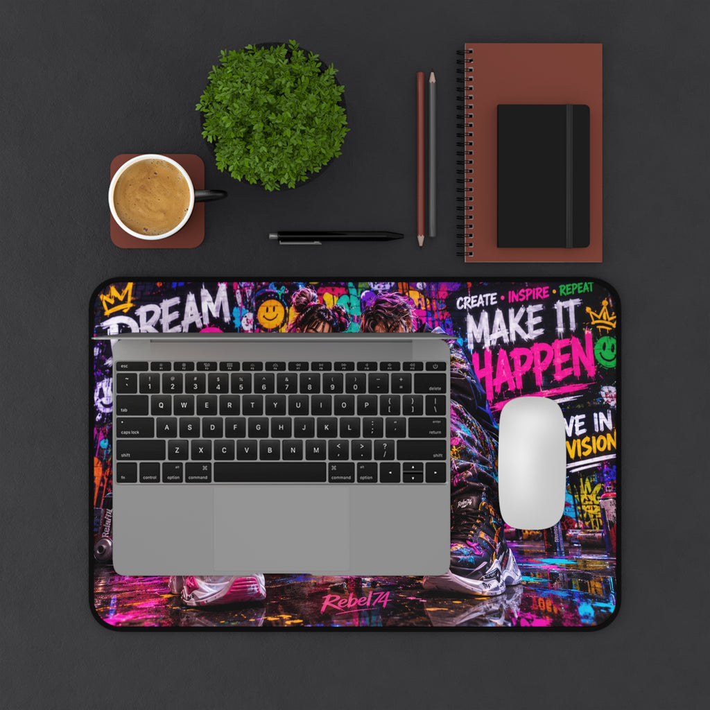 Dream Big Desk Mat — Motivational Urban Mousepad