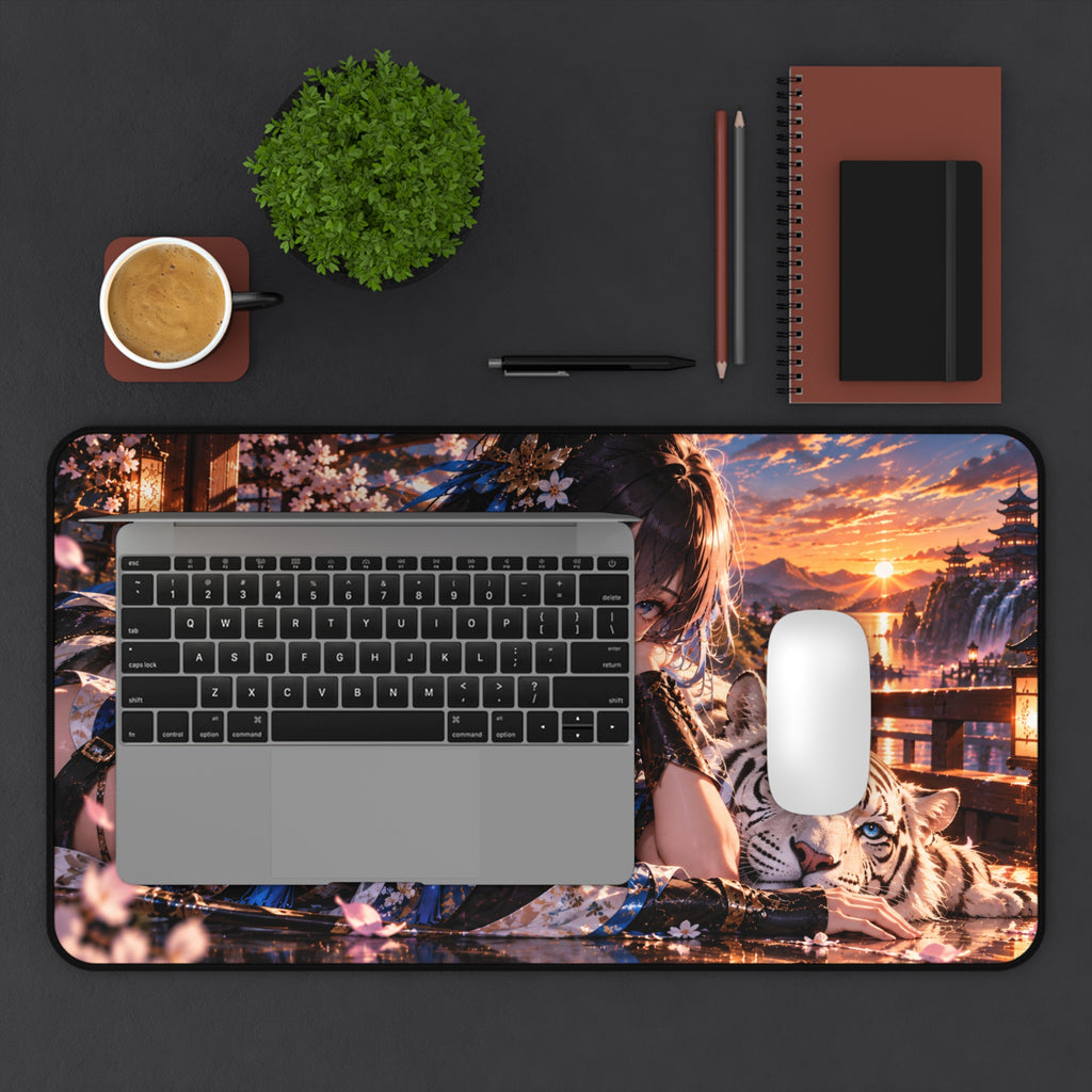 Anime Waifu Character Desk Mat & Gaming Mouse Pad