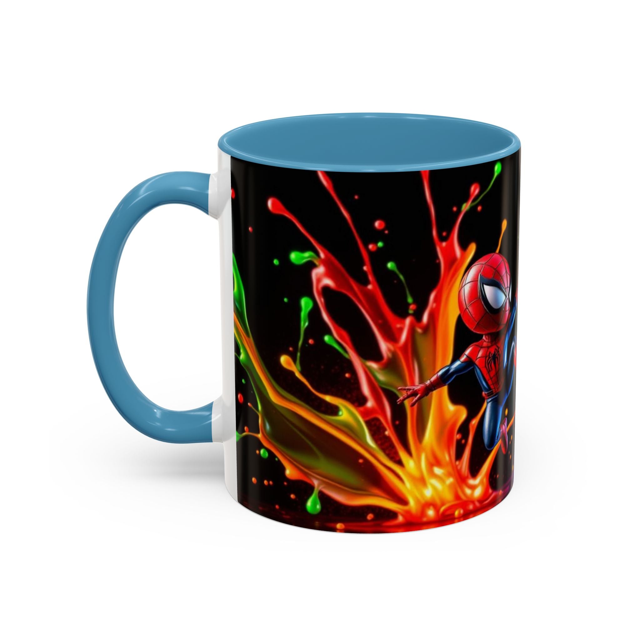 Spiderman vs Venom Mug, Colorful Ceramic Cup