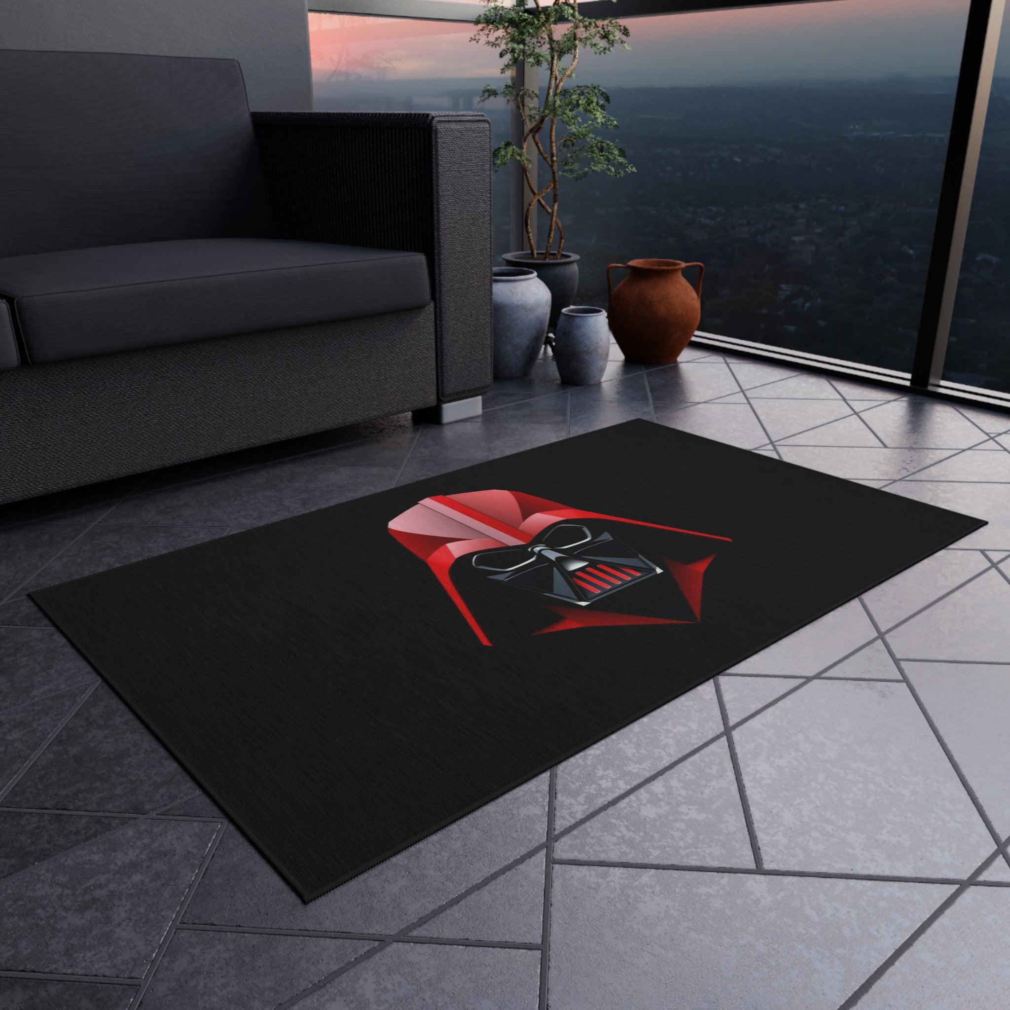 Darth Vader Rug, Star Wars Carpet for Gamers & Sci-Fi Fans